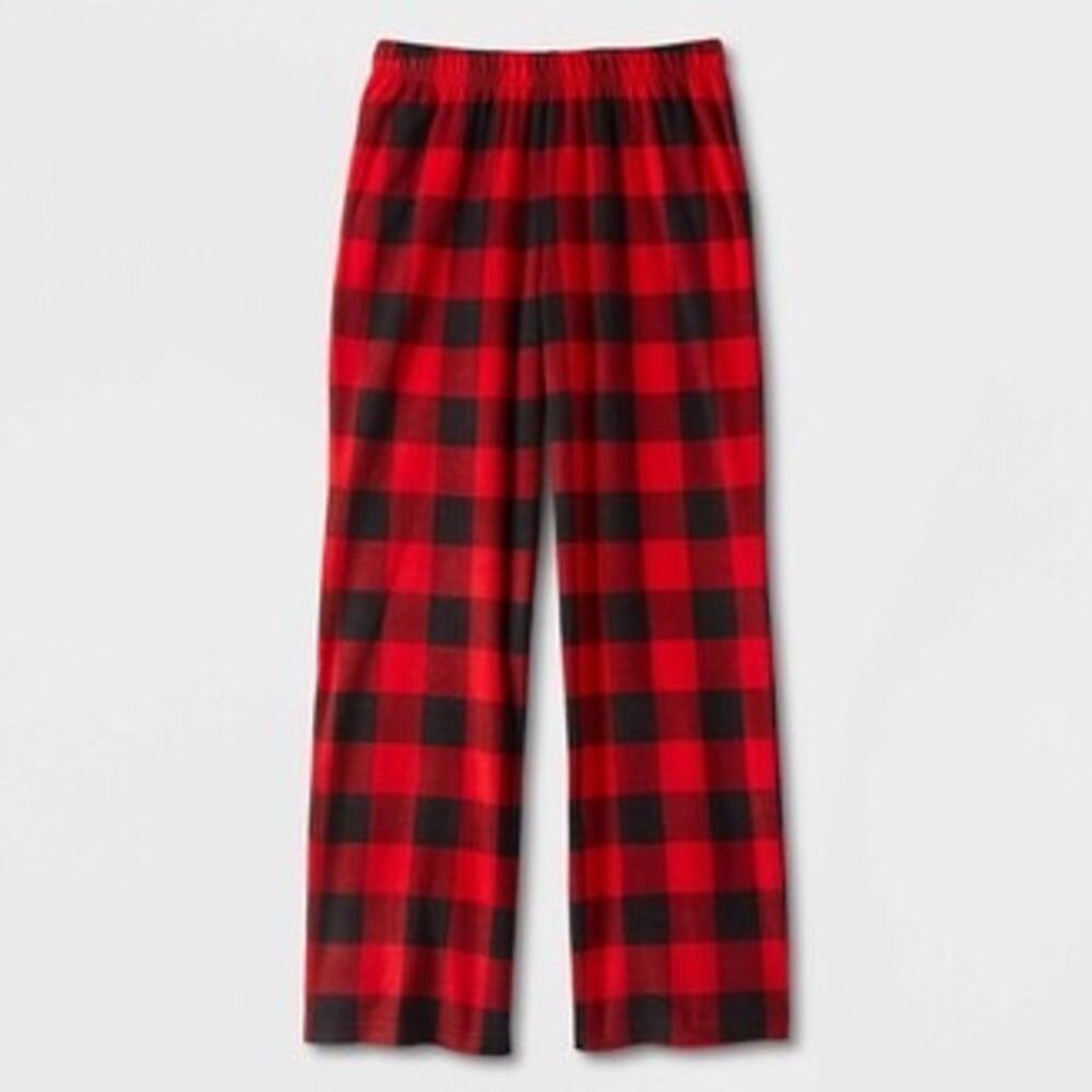 Wondershop Red Black Buffalo Plaid Pajama Pants Size 10